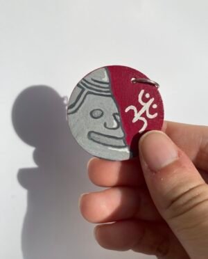 Llavero "Cemí + coquí taino"