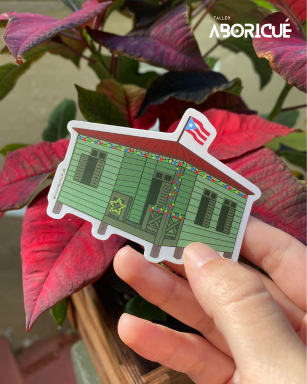 Sticker "Casita de Campo en Navidad"