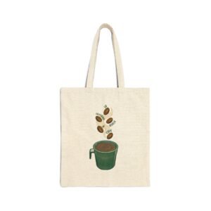 "La Felicidad Huele a Café" Bolsa de Tela - Puerto Rican Coffee Tote Bag