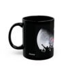 Taza "BoriLuna" - Black Mug "Boricua, Aunque Naciera en la Luna"