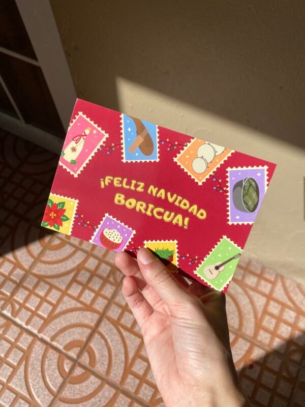 Postal Navideña "Feliz Navidad Boricua..."