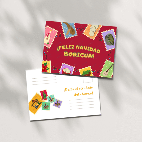 Postal Navideña "Feliz Navidad Boricua..."